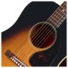 Epiphone 1942 Banner J-45 Reissue, Vintage Sunburst - soundhole 