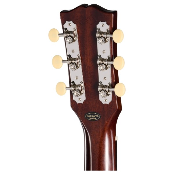 Epiphone 1942 Banner J-45 Reissue, Vintage Sunburst - headstock back 