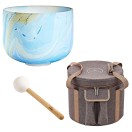 Meinl Sonic Energy 10" Marble Singing Bowl & Brown Bag Set, G4 Throat Chakra