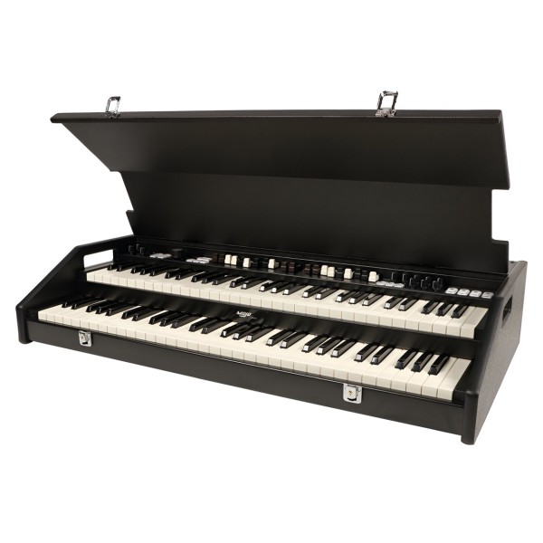 Crumar Mojo Suitcase Virtual Tonewheel Organ - Angled Open