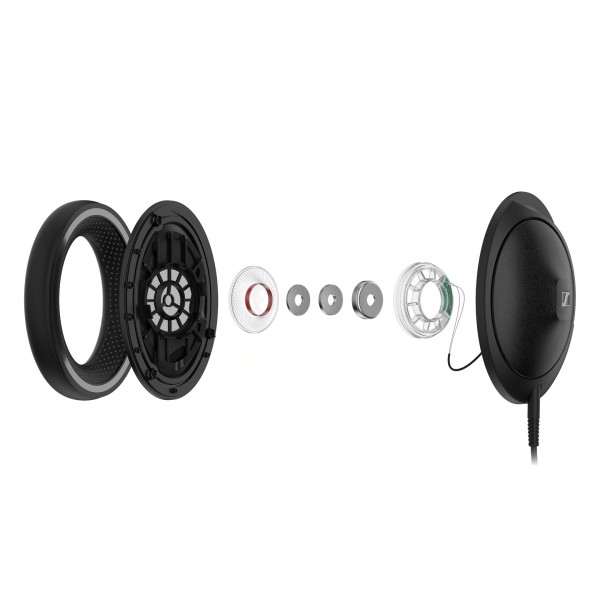 Sennheiser HD 620S Closed Back Headphones - Exploded View