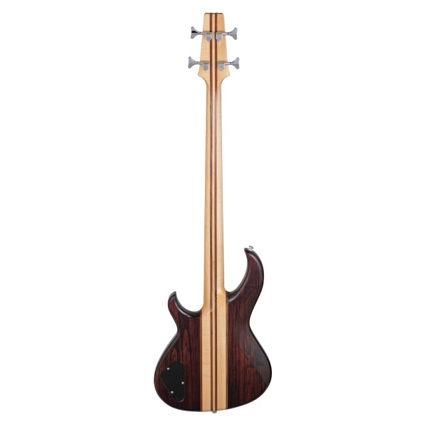 Aria SB-700 Electric Bass Guitar, Walnut - back 