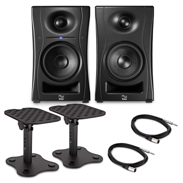 Kali Audio LP-UNF Studio Monitor Bundle - Full Package