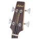 Aria SB-700 Electric Bass Guitar, Walnut - headstock 