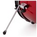 BDK-1 Full Size Starter Drum Kit by Gear4music, Red