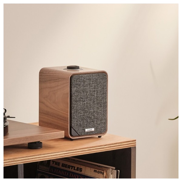 Ruark Audio MR1 MK3 Bluetooth Speaker System, Walnut - lifestyle 3 