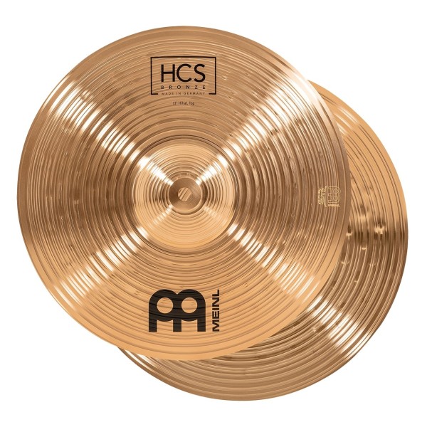 Meinl HCS Bronze 13" Hi Hat Cymbals & Premier Artist Hi-Hat Stand