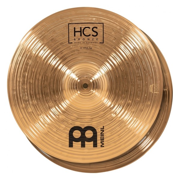 Meinl HCS Bronze 15" Hi Hat Cymbals & Premier Artist Hi-Hat Stand