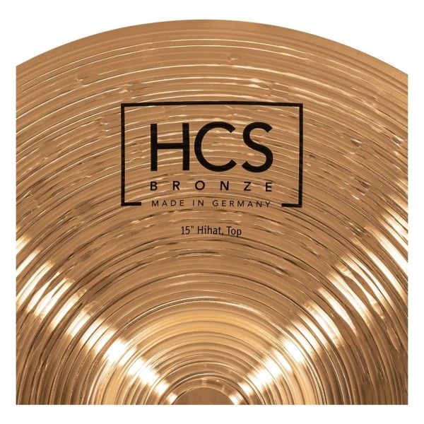 Meinl HCS Bronze 15" Hi Hat Cymbals & Premier Artist Hi-Hat Stand