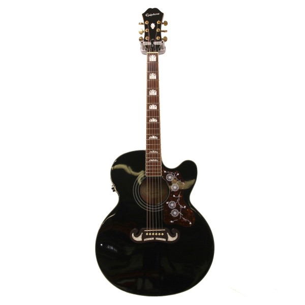 Epiphone J-200 EC Studio (EJ-200SCE), Black - Secondhand