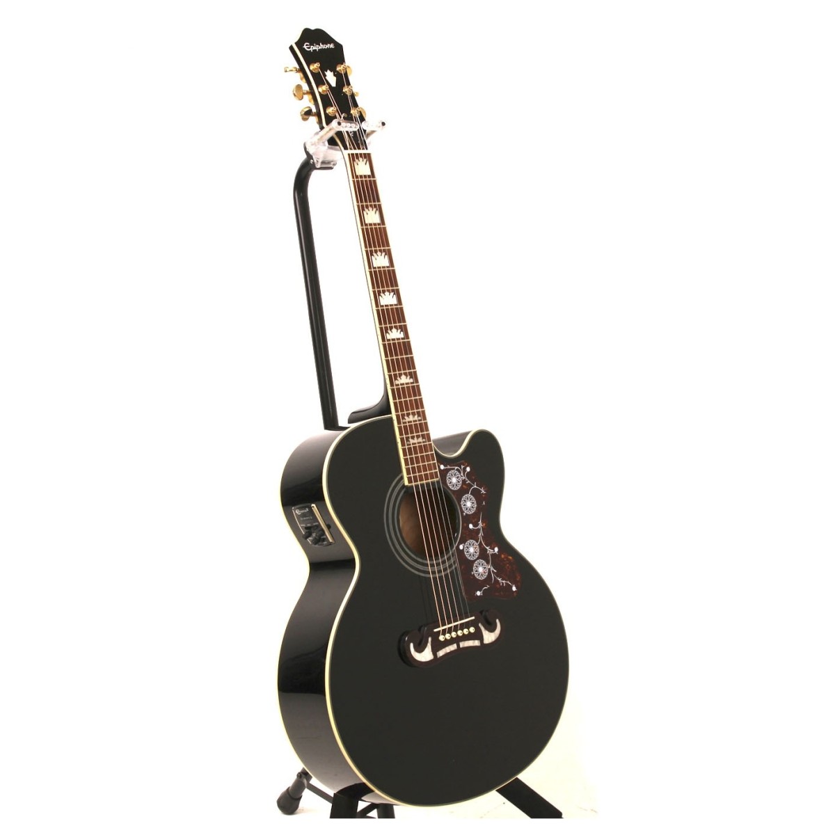 Epiphone EJ 200SCE Electro Acoustic Black Gear4music Epiphone EJ 200SCE Electro Acoustic Black Gear4music