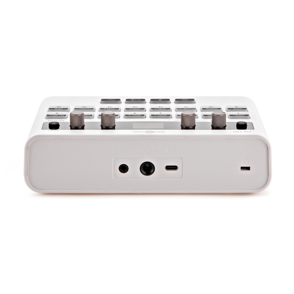 RM-100 Rhythm & Drum Machine by Gear4music, White