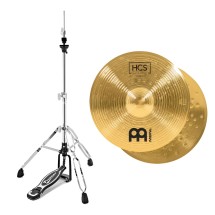 Meinl HCS 14'' Hi Hat Cymbals & Premier Artist Hi-Hat Stand