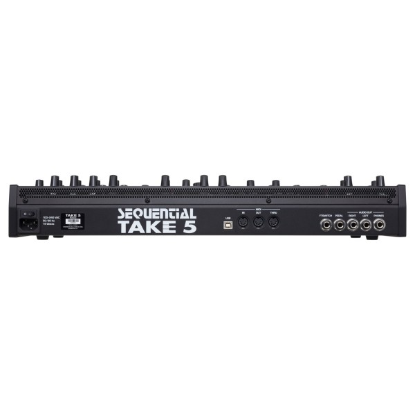 Sequential Take 5 Synthesizer Module - Rear