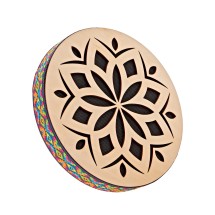 Gear4music Life Stream Drum 8 Inch, Light Natural
