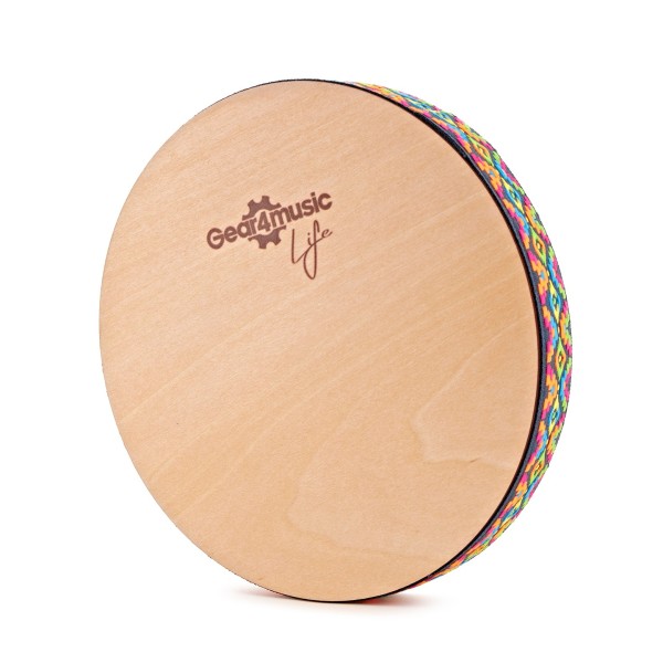 Gear4music Life Stream Drum 8 Inch, Light Natural