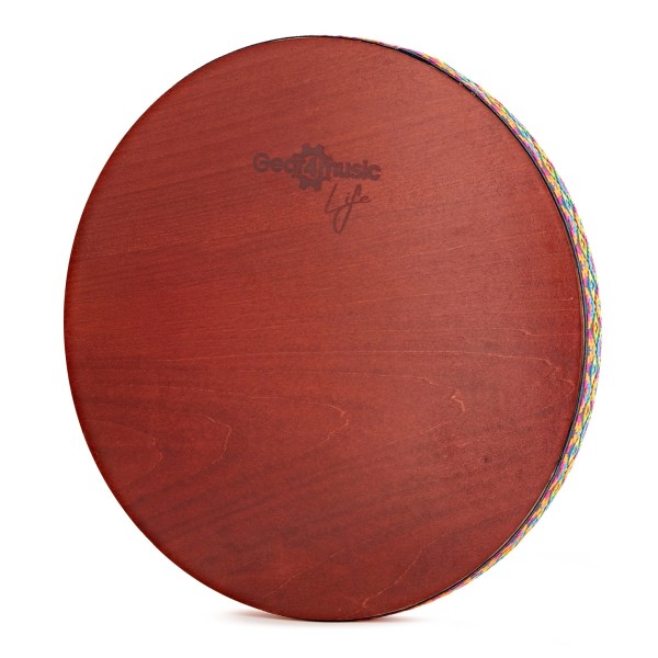 Gear4music Life Stream Drum 12 Inch, Dark Natural