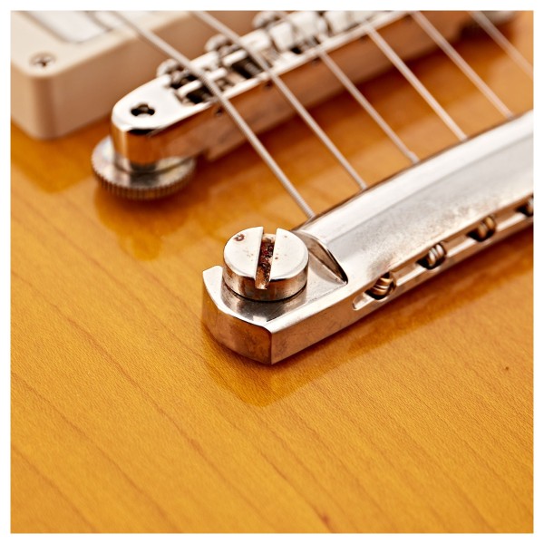 Gibson Custom 1958 Les Paul Standard Reissue VOS, Lemon Burst #841406 - bridge 
