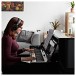 DP-90U Upright Digital Piano by Gear4music, Polished Ebony