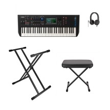 Yamaha MODX6 Plus Synthesizer Keyboard Package