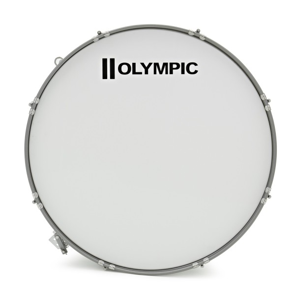 Olympic Series 28" x 12" Marching Bass Drum, White