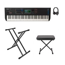Yamaha MODX7 Plus Synthesizer Keyboard Package