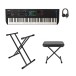 Yamaha MODX7 Plus Synthesizer Keyboard Package