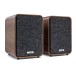 Ruark Audio MR1 MK3 Bluetooth Speaker System, Walnut - Front, level angle