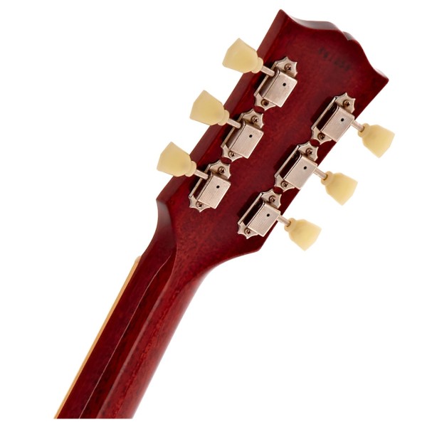 Gibson Custom 1958 Les Paul Standard Reissue Ultra Light Aged, Washed Cherry Sunburst #841259 - headstock back 