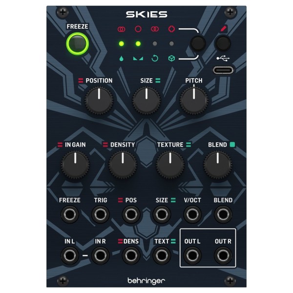 Behringer SKIES Granular Audio Processor - Top