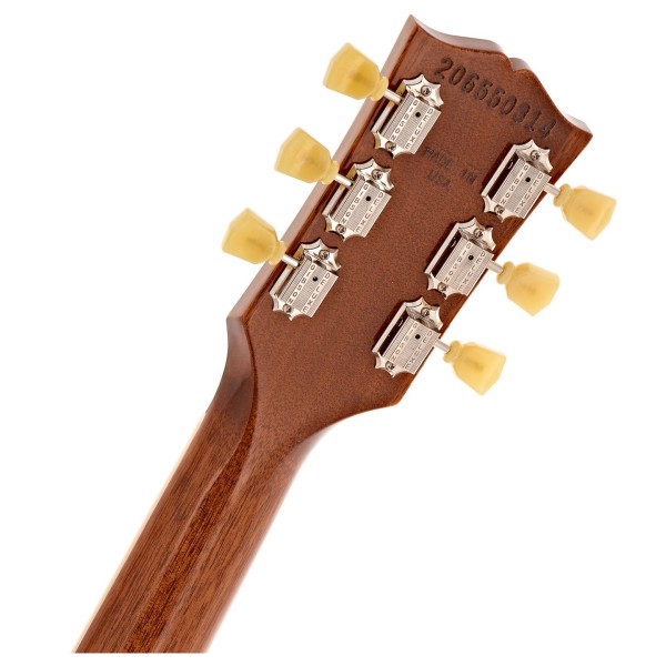 Gibson Les Paul Standard 50s Double Trouble, Vintage Tobacco Burst​ Gloss #206550314 - headstock back 