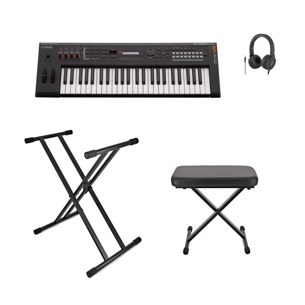 Yamaha MX49 II Music Production Synthesizer Package, Black