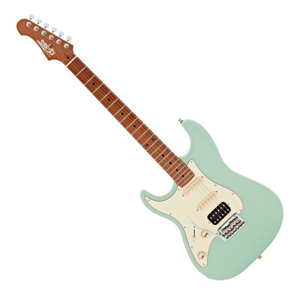 JET Guitars JS-400 HSS Roasted Maple Left Handed, Sea Foam Green