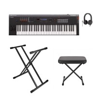 Yamaha MX61 II Music Production Synthesizer pakietage, czarny