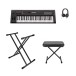 Yamaha MX61 II Music Production Synthesizer Package, Black