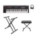 Yamaha MX61 II Music Production Synthesizer Package, Black
