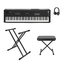 Yamaha MX88 Music Production Synthesizer Package, Black