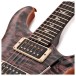 PRS Custom 24 10 Top Ebony Fingerboard, Quilt Purple Iris - pickups 