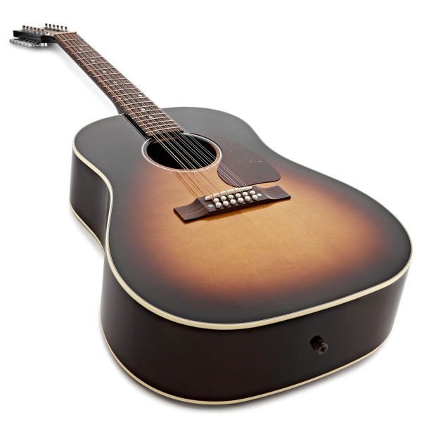 Gibson J-45 Standard 12 String, Vintage Sunburst - body and neck 