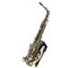 Alto Saxophone by Gear4music, Nickel & Gold - Secondhand