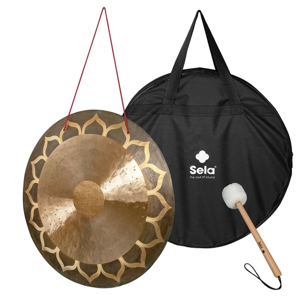 Sela 28" Wind Gong, Lotus