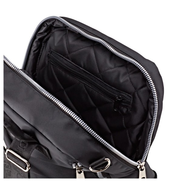 Buffet Voyageur City Backpack Case, Black - Open 
