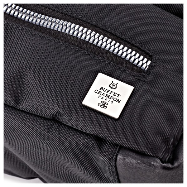 Buffet Voyageur City Backpack Case, Black - Logo