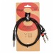 Stagg Y Cable, Jack/Jack, 1 Metre - Packaging