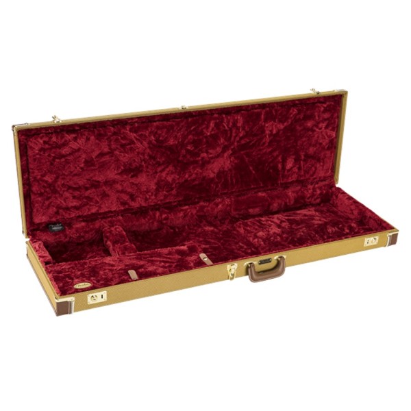 Fender Classic Series Wood Precision/Jazz Bass Case, Tweed Interior