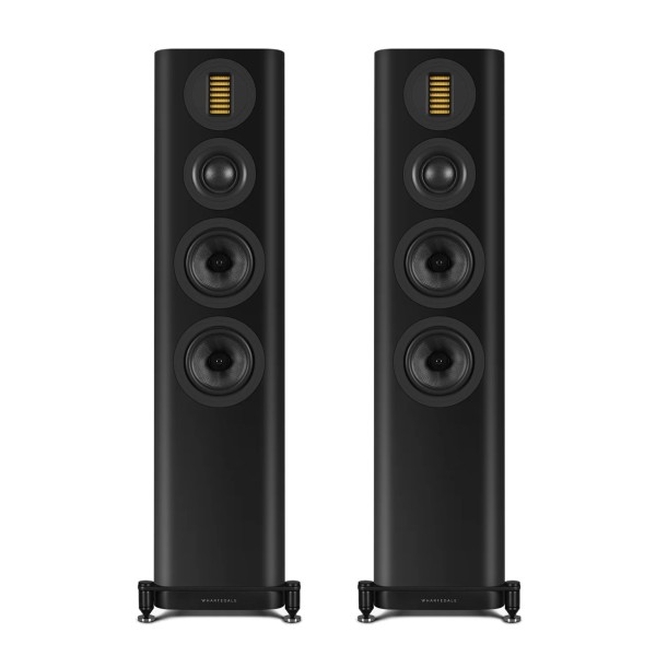 Wharfedale EVO 5.3 Floorstanding Speakers (pair), Black - dual front 