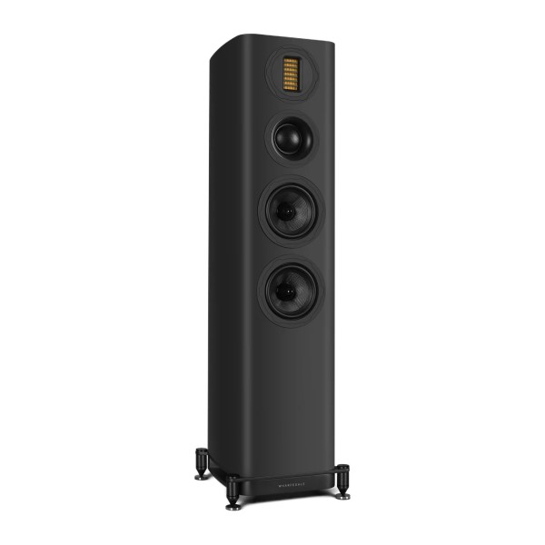 Wharfedale EVO 5.3 Floorstanding Speakers (pair), Black - sgl face right