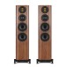 Wharfedale EVO 5.3 Floorstanding Speakers (pair), Walnut - front dual 