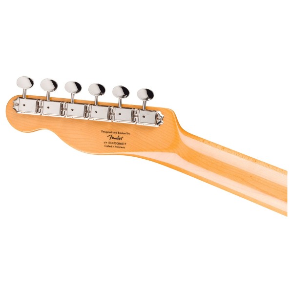 Squier Classic Vibe Custom Esquire LRL, Candy Apple Red - headstock back 