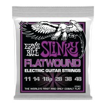 Ernie Ball 2590 Cobalt Flatwound Power Slinky, 11-48